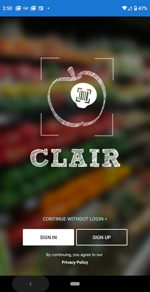 Clair + Produce Scanner - عکس برنامه موبایلی اندروید