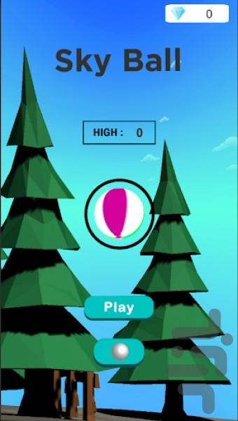 Sky Ball - Gameplay image of android game