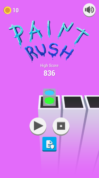 Paint Rush - Gameplay image of android game