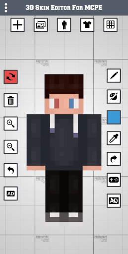 3D Skin Editor for MCPE - Image screenshot of android app