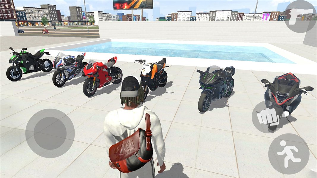 Indian Super Bike Car 3D - Gameplay image of android game