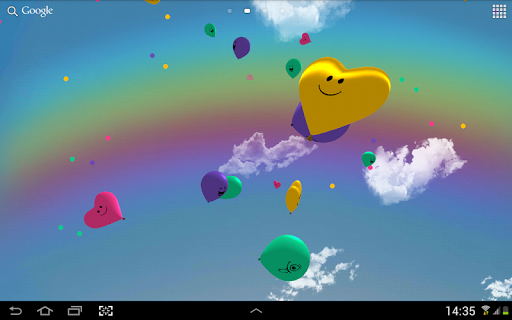 Balloons 3D live wallpaper - عکس برنامه موبایلی اندروید