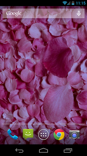 Petals 3D live wallpaper - Image screenshot of android app