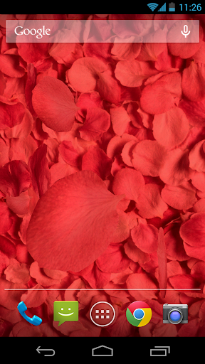 Petals 3D live wallpaper - Image screenshot of android app