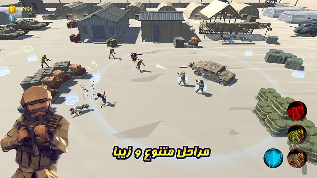 ارتش مینیون ها و زامبی ها - عکس بازی موبایلی اندروید