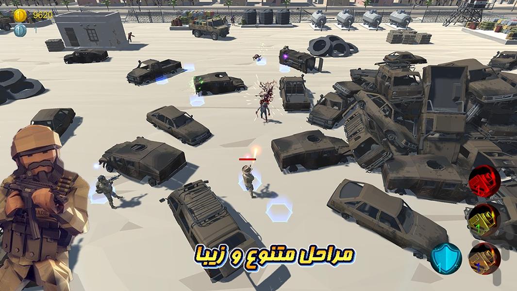 ارتش مینیون ها و زامبی ها - عکس بازی موبایلی اندروید
