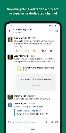 Slack - Image screenshot of android app