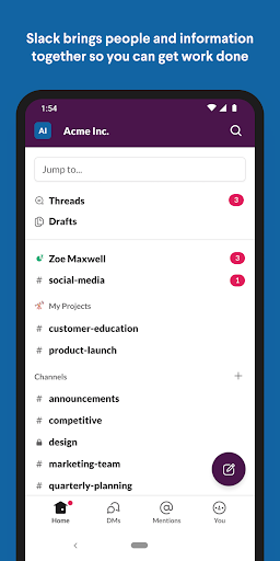 Slack android shop