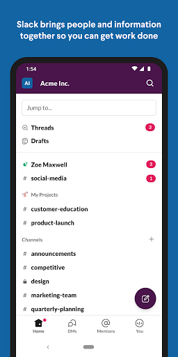 Slack - Image screenshot of android app