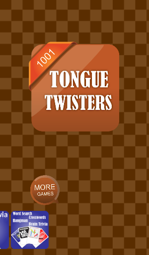 Tongue Twisters 1001 Twisters - Gameplay image of android game