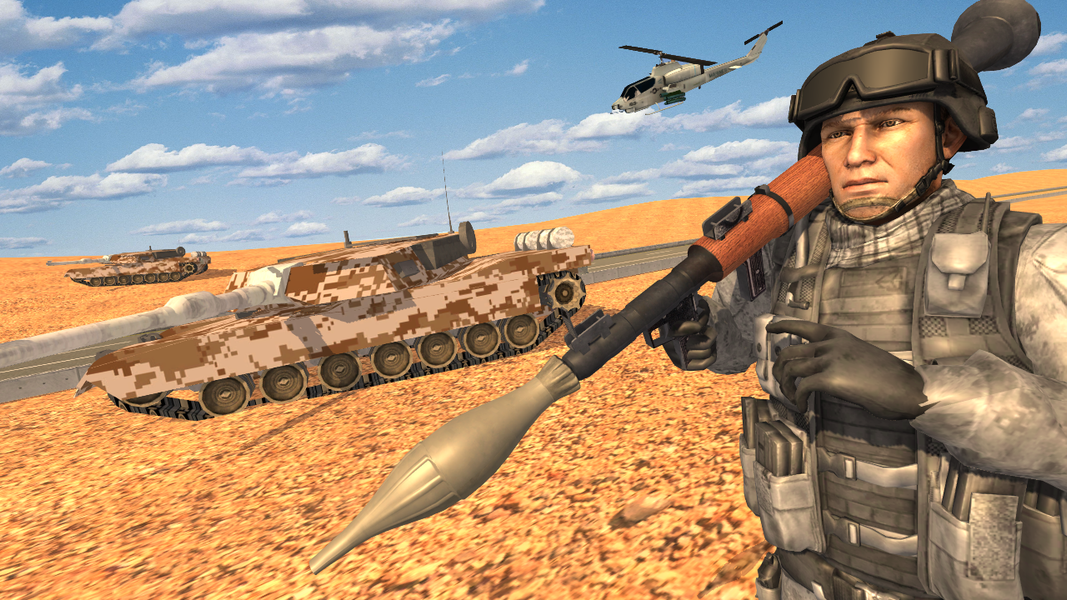 Bazooka Infantry 3D - Gameplay image of android game