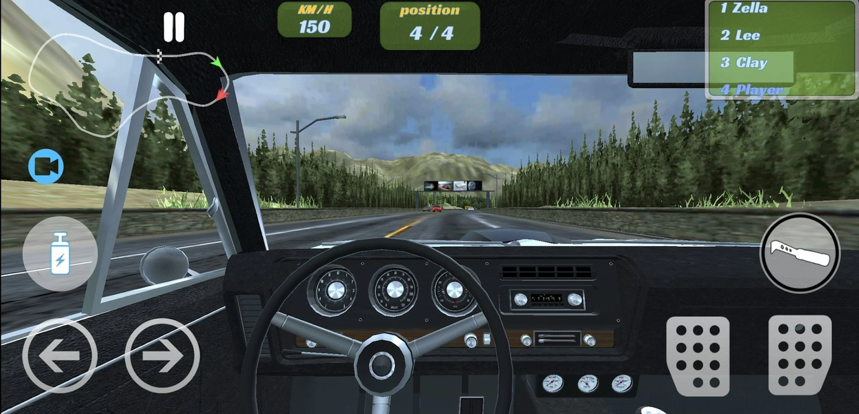 City driving in car racing - Gameplay image of android game