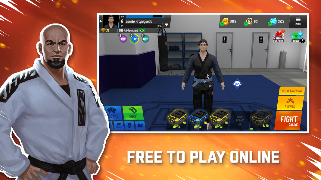 BeJJ: Jiu-Jitsu Game - عکس بازی موبایلی اندروید