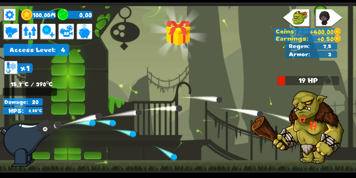 Idle Cannon Quest: Tap Clicker - عکس بازی موبایلی اندروید