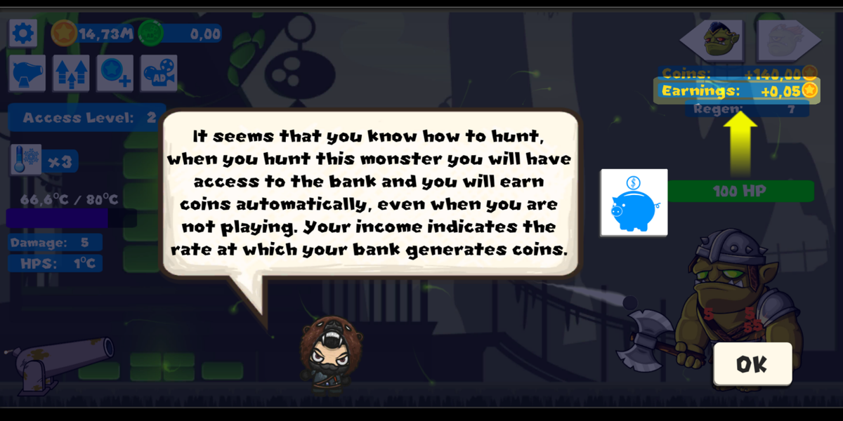 Idle Cannon Quest: Tap Clicker - عکس بازی موبایلی اندروید
