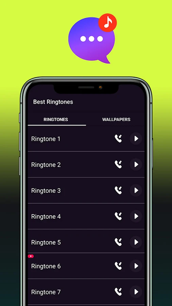 SMS Ringtones 2025 - Image screenshot of android app