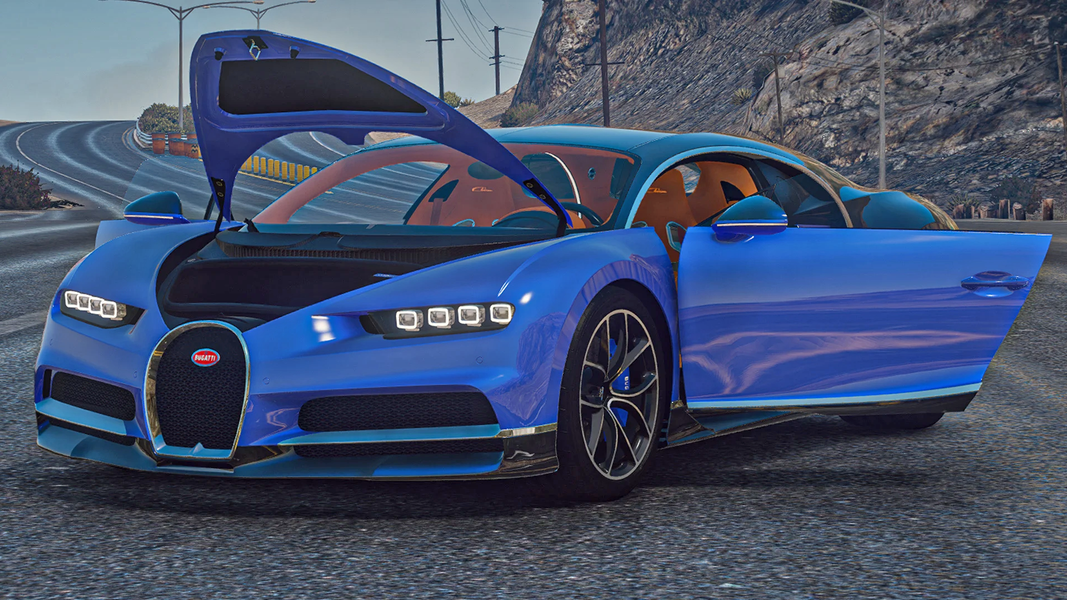 Bugatti Chiron Driving Simulat - عکس بازی موبایلی اندروید
