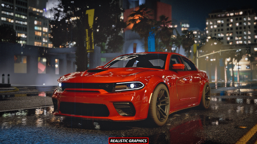 Dodge Charger City Driving Sim - عکس بازی موبایلی اندروید