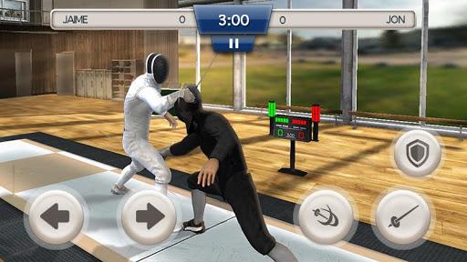 Fencing Swordplay 3D - Gameplay image of android game