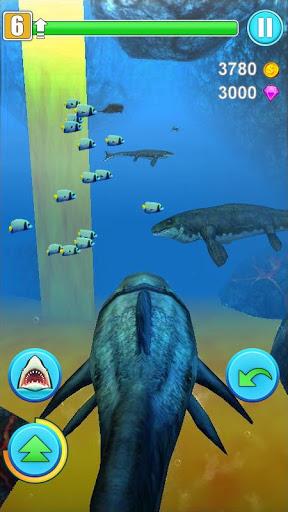 Shark Simulator - Gameplay image of android game