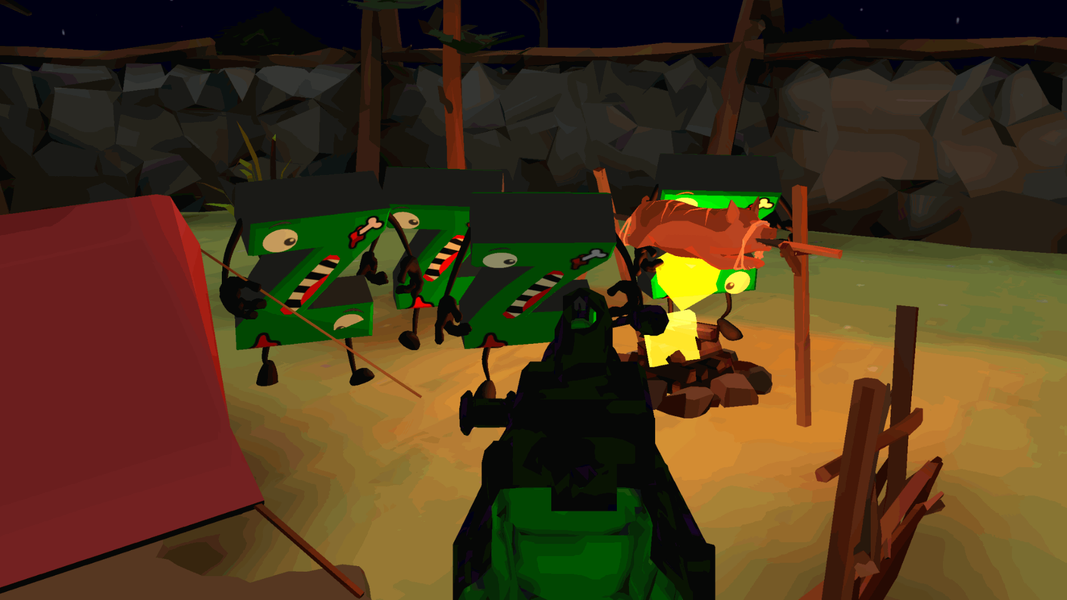 Zombie alphabet: 3D online - عکس بازی موبایلی اندروید