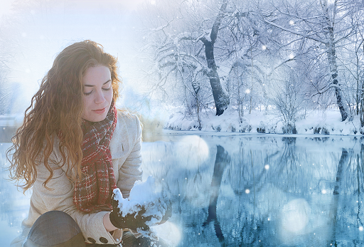 Snowfall Photo Frames - عکس برنامه موبایلی اندروید