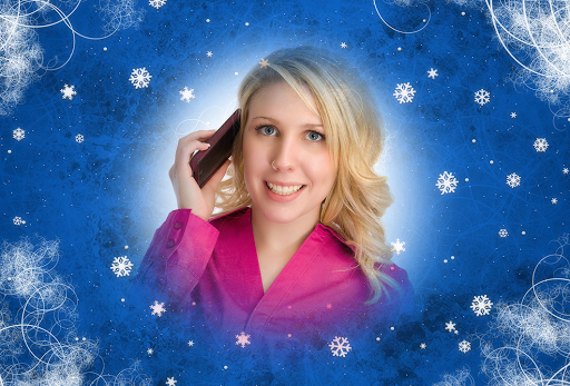Snowfall Photo Frames - عکس برنامه موبایلی اندروید