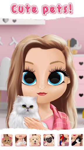 Cute Doll Girly Avatar Maker - Image screenshot of android app
