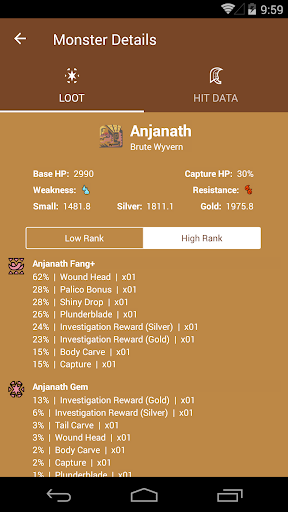 MHW Companion - Image screenshot of android app