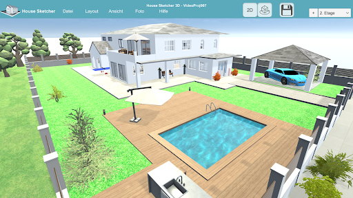 HOUSE SKETCHER | 3D FLOOR PLAN - Image screenshot of android app