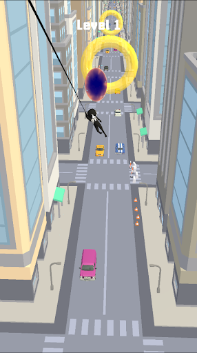 Web Slinging Race - Gameplay image of android game