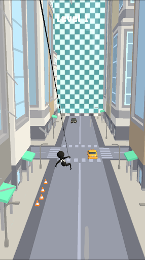 Web Slinging Race - Gameplay image of android game