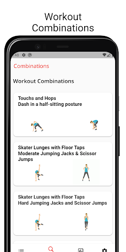 TABATA HIIT Workout from official book - Image screenshot of android app