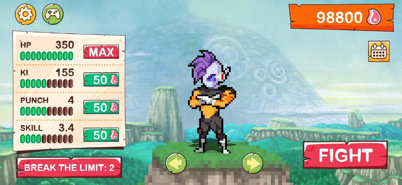 Super Legendary Warriors - Gameplay image of android game
