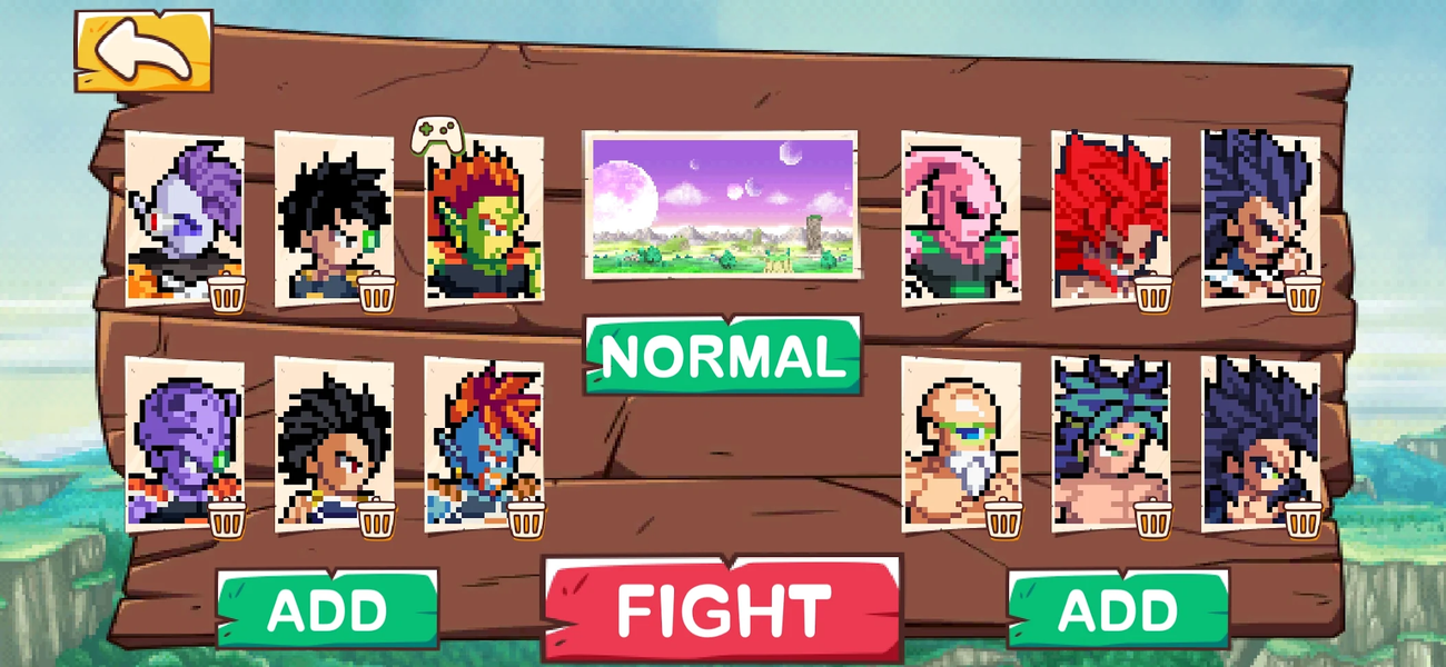 Super Legendary Warriors - Gameplay image of android game