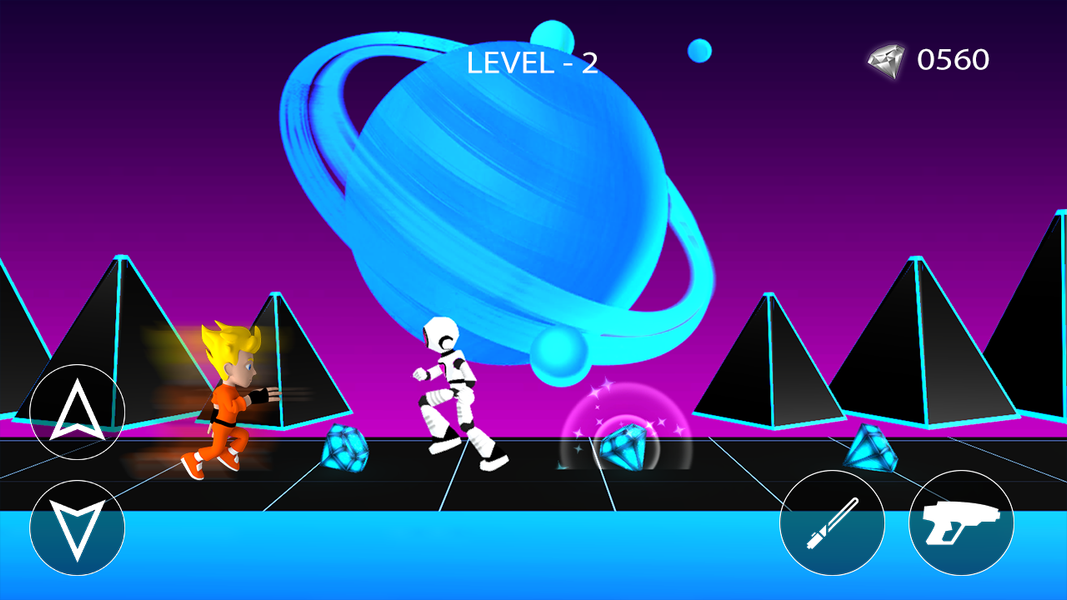 Space Escape Run - Gameplay image of android game