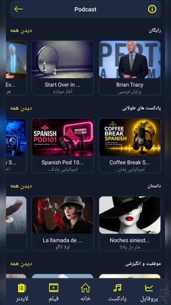اسپانیو - آموزش زبان اسپانیایی - Image screenshot of android app