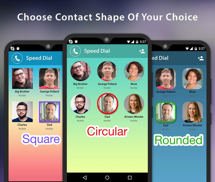 Speed Dial Widget - Quick and - عکس برنامه موبایلی اندروید