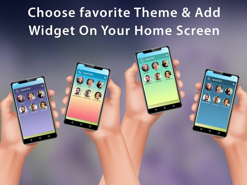 Speed Dial Widget - Quick and - عکس برنامه موبایلی اندروید