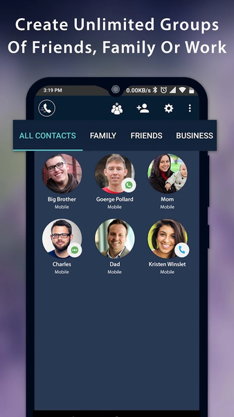 Speed Dial Widget - Quick and - عکس برنامه موبایلی اندروید