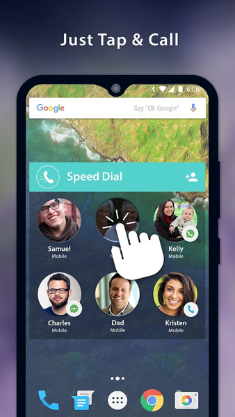 Speed Dial Widget - Quick and - عکس برنامه موبایلی اندروید