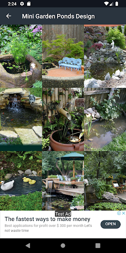 Mini Garden Ponds Design Ideas - Image screenshot of android app