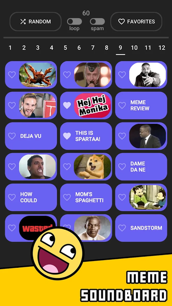 Meme Soundboard Ultimate - عکس برنامه موبایلی اندروید