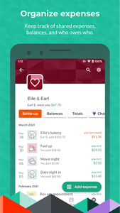 Splitwise - عکس برنامه موبایلی اندروید