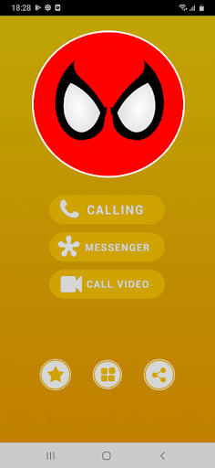 Spider Fake Call Video - Image screenshot of android app