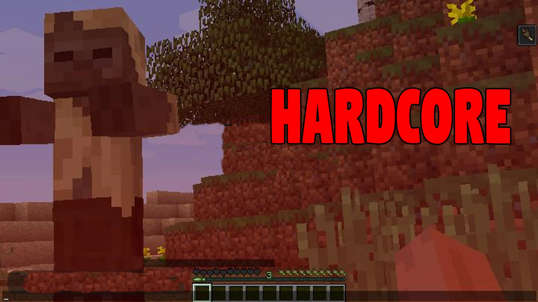 Hardcore Mod for Minecraft PE - عکس برنامه موبایلی اندروید