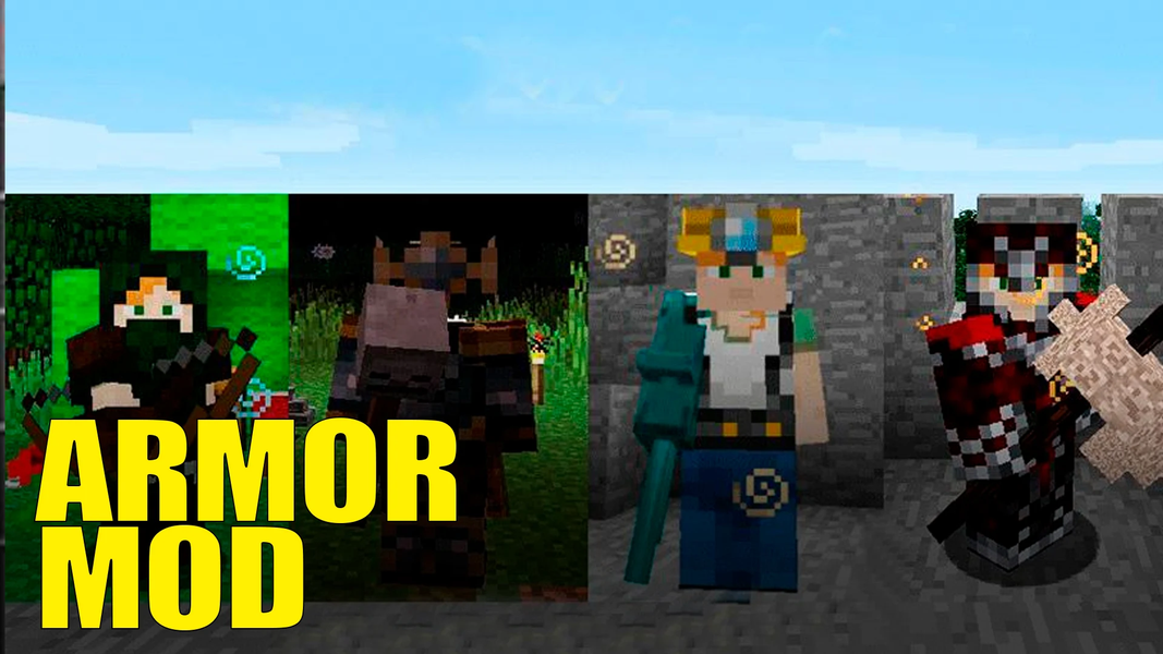 Armor Mod for Minecraft PE - عکس برنامه موبایلی اندروید