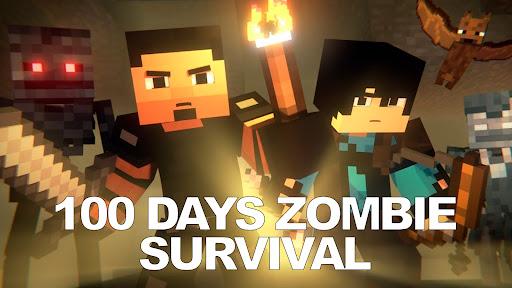 100 Days Zombie Survival MCPE - عکس برنامه موبایلی اندروید