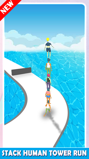 Stack Human Tower Run 3D - Gameplay image of android game