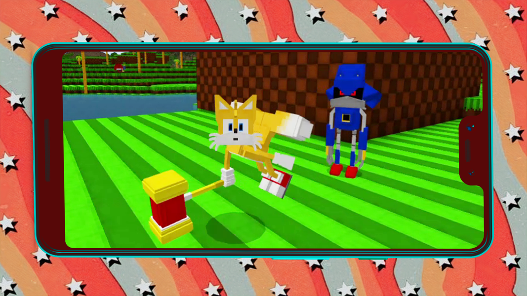 Sonic Games Minecraft Mod - عکس بازی موبایلی اندروید